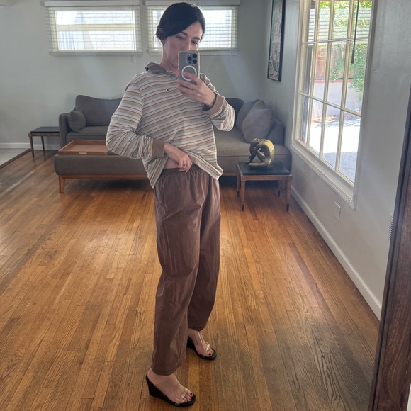 DEIJI Studios Ease Trouser in Brown - Picture 14 of 16